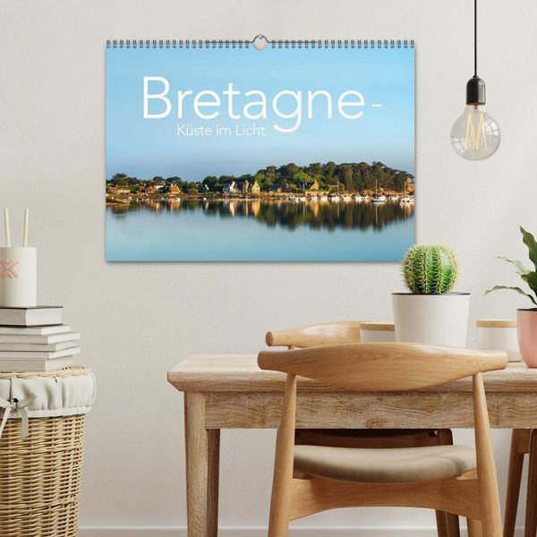 Produktbild: Bretagne - K&uuml;ste im Licht (Wandkalender 2026 DIN A3 quer), CALVENDO Monatskalender