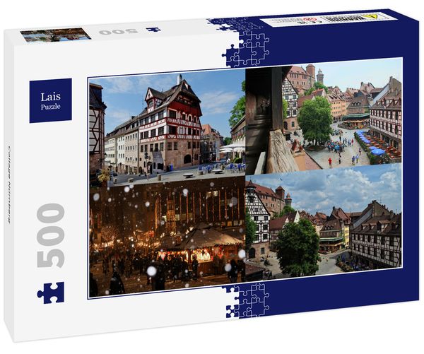 Lais Puzzle Collage Nürnberg 500 Teile