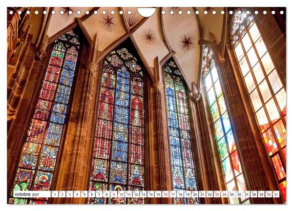 Produktbild: Les cath&eacute;drales fran&ccedil;aises &ndash; Des chefs-d'&oelig;uvre de l&rsquo;architecture gothique (Calendrier mural 2027 DIN A4 vertical), CALVENDO calendrier mensuel
