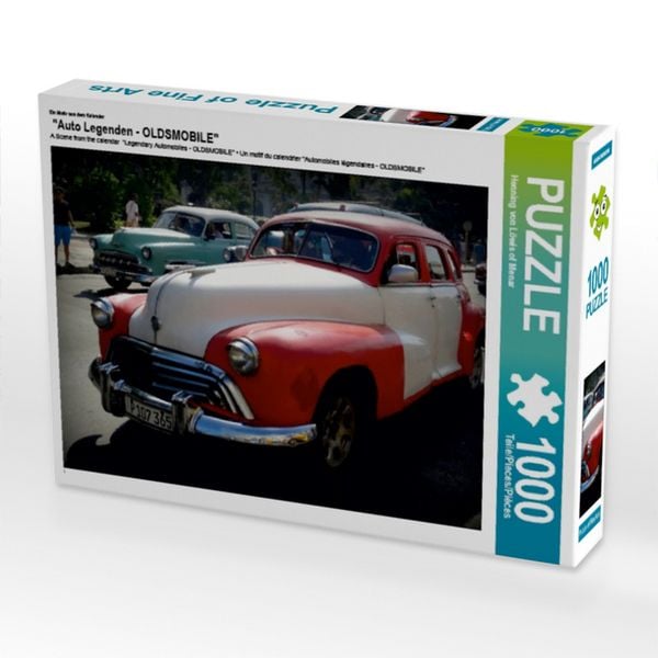 CALVENDO Puzzle Ein Motiv aus dem Kalender 'Auto Legenden - OLDSMOBILE' | 1000 Teile Lege-Größe 64x48cm Foto-Puzzle für glückliche Stunden
