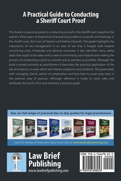 Produktbild: A Practical Guide to Conducting a Sheriff Court Proof