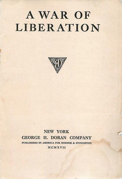Produktbild: A War of Liberation