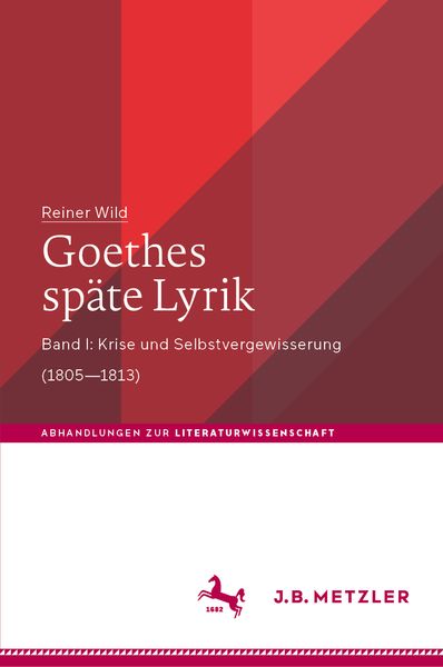 Produktbild: Goethes sp&auml;te Lyrik