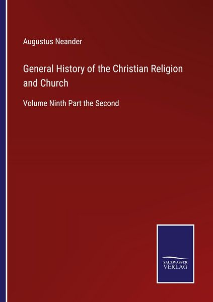 Produktbild: General History of the Christian Religion and Church