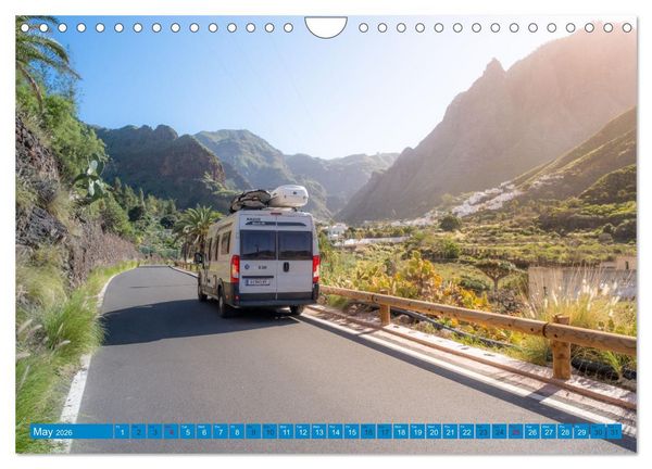 Produktbild: CANARY ISLANDS by CAMPER VAN (Wall Calendar 2026 DIN A4 landscape), CALVENDO 12 Month Wall Calendar