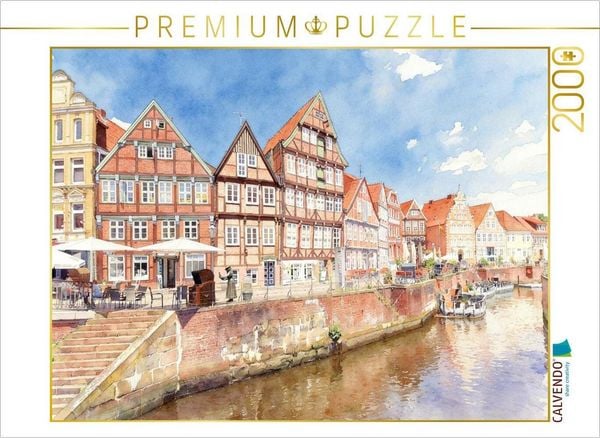 CALVENDO Puzzle Stade | 2000 Teile Lege-Größe 90x67cm Foto-Puzzle für glückliche Stunden