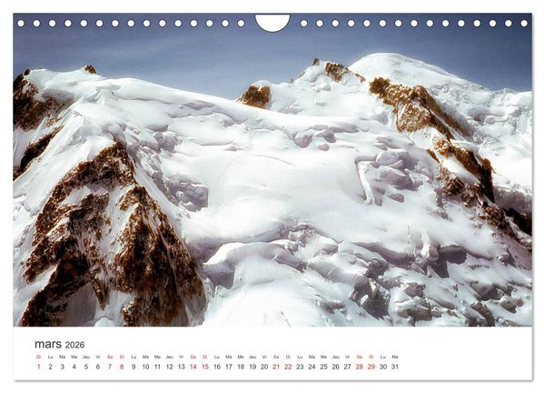 Produktbild: Paysages Le massif du Mont-Blanc (Calendrier mural 2026 DIN A4 vertical), CALVENDO calendrier mensuel