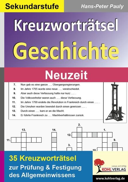 Produktbild: Kreuzwortr&auml;tsel Geschichte / Neuzeit
