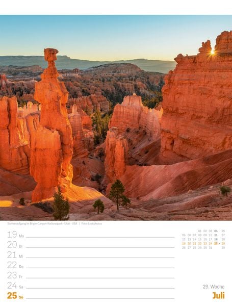 Produktbild: Planet Erde Wochenplaner Kalender 2027 | Landschaften der Welt