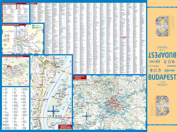 Produktbild: Budapest, Borch Map
