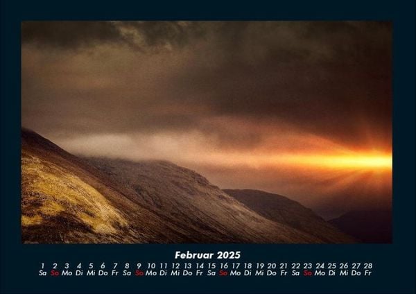 Produktbild: Landschaftskalender 2025 Fotokalender DIN A4