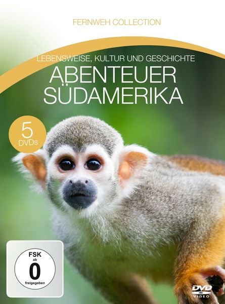 Produktbild: Abenteuer Südamerika - Lebensweise, Kultur und Geschichte - Fernweh Collection [5 DVDs]