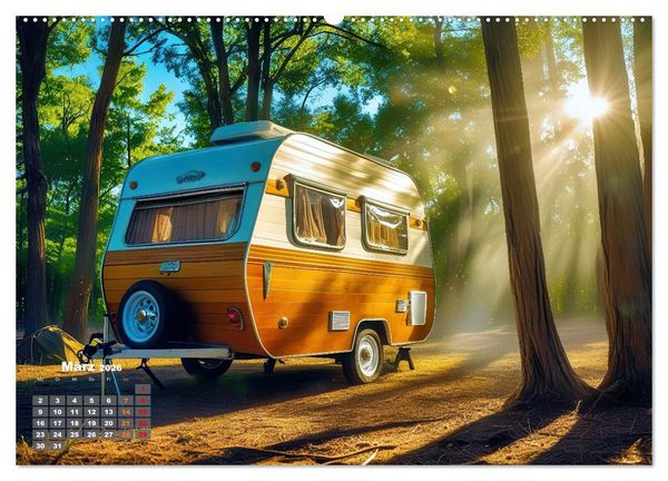 Produktbild: Vanlife - Caravan Abenteuer (Wandkalender 2026 DIN A2 quer), CALVENDO Monatskalender