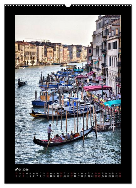 Produktbild: Venedig (hochwertiger Premium Wandkalender 2026 DIN A2 hoch), Kunstdruck in Hochglanz