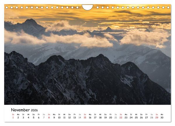 Produktbild: Unterwegs im Allg&auml;u (Wandkalender 2026 DIN A4 quer), CALVENDO Monatskalender
