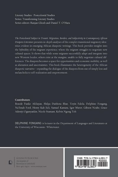 Produktbild: Postcolonial Subject in Transit