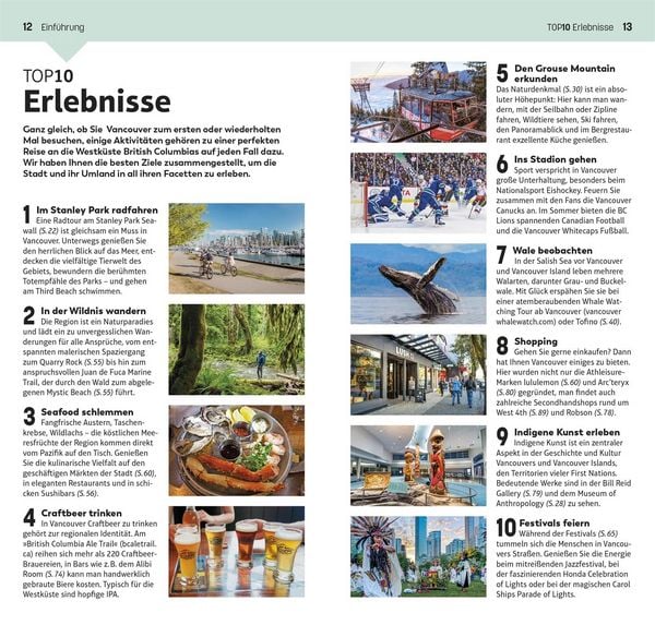 Produktbild: TOP10 Reisef&uuml;hrer Vancouver