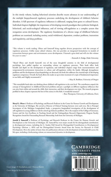 Produktbild: Biopsychosocial Regulatory Processes in the Development of Childhood Behavioral Problems