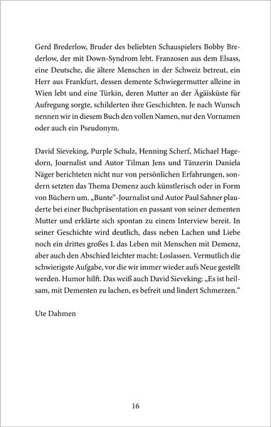 Produktbild: Demenz - Angeh&ouml;rige erz&auml;hlen