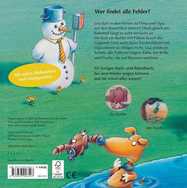 Produktbild: Was stimmt denn da nicht? (Pappbilderbuch)