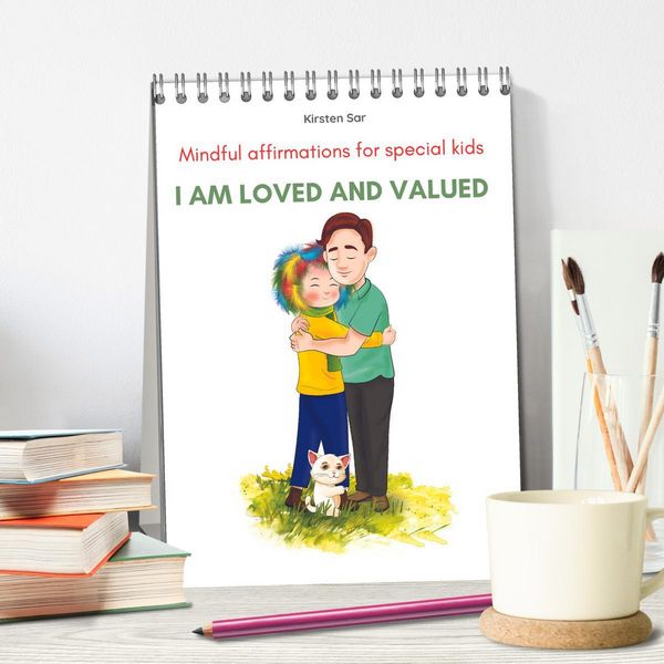 Produktbild: I am loved and valued (Desk Calendar 2026 DIN A5 portrait), CALVENDO 12 Month DeskCalendar