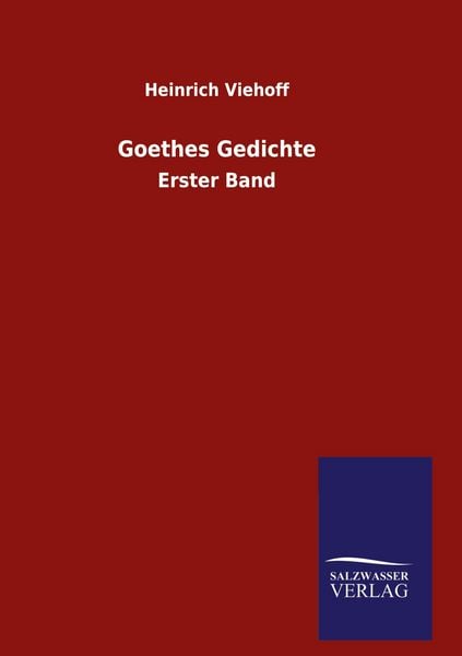 Produktbild: Goethes Gedichte