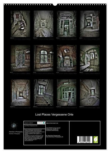 Produktbild: Lost Places Vergessene Orte (hochwertiger Premium Wandkalender 2026 DIN A2 hoch), Kunstdruck in Hochglanz