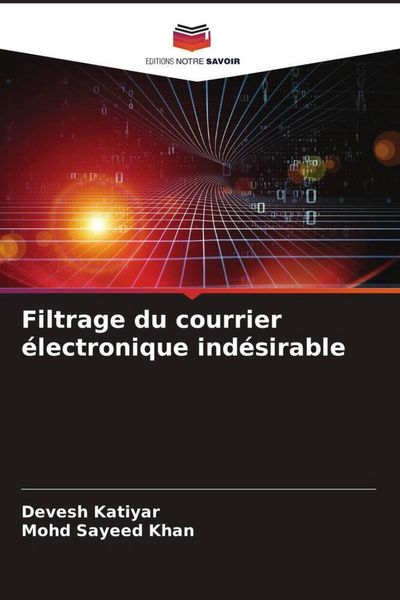 Produktbild: Filtrage du courrier &eacute;lectronique ind&eacute;sirable