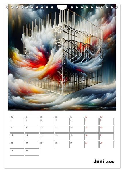 Produktbild: Geflochtene Kunstwelten (Wandkalender 2026 DIN A4 hoch), CALVENDO Monatskalender