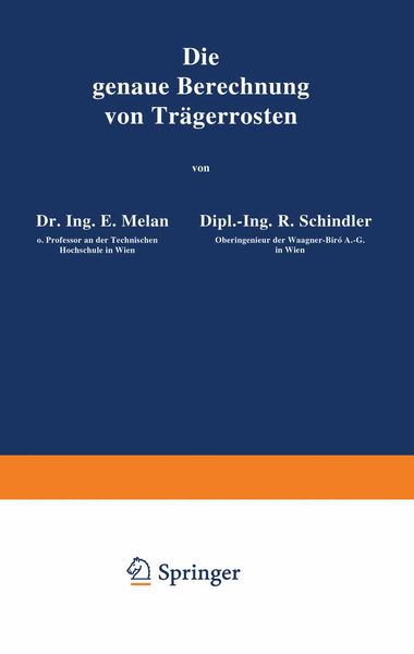 Produktbild: Die genaue Berechnung von Tr&auml;gerrosten