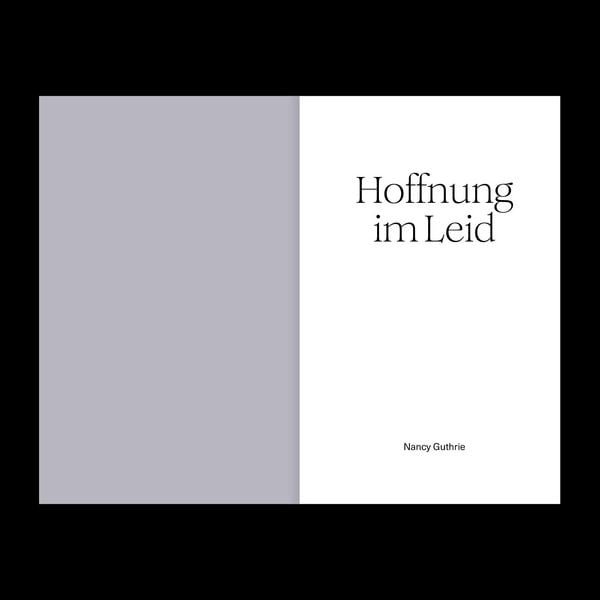 Produktbild: Hoffnung im Leid