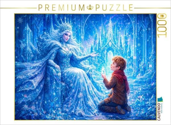 CALVENDO Puzzle Die Schneekönigin | 1000 Teile Lege-Größe 64x48cm Foto-Puzzle für glückliche Stunden