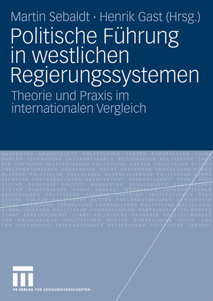 Produktbild: Politische F&uuml;hrung in westlichen Regierungssystemen