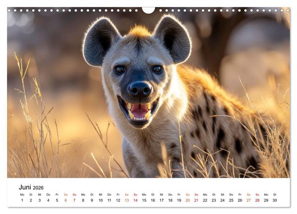 Produktbild: Hy&auml;nen - Afrikas geheimnisvolle J&auml;ger (Wandkalender 2026 DIN A3 quer), CALVENDO Monatskalender
