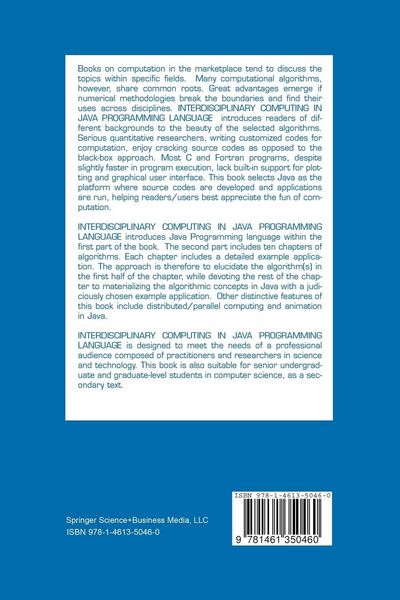 Produktbild: Interdisciplinary Computing in Java Programming