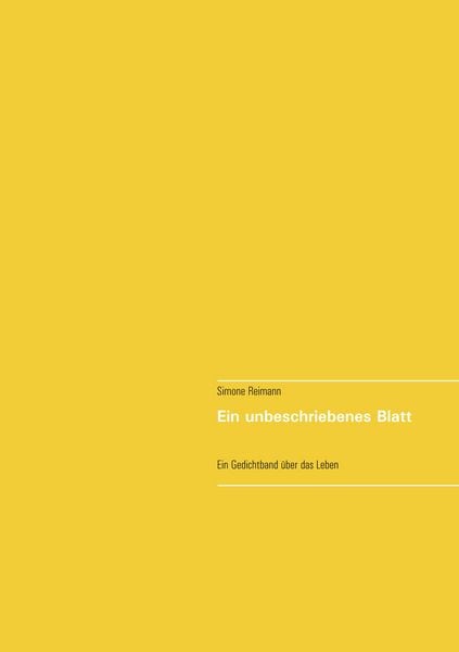 Produktbild: Ein unbeschriebenes Blatt