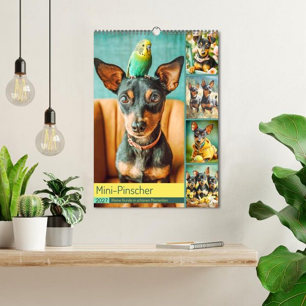 Produktbild: Mini-Pinscher. Kleine Hunde in sch&ouml;nen Momenten (Wandkalender 2027 DIN A3 hoch), CALVENDO Monatskalender