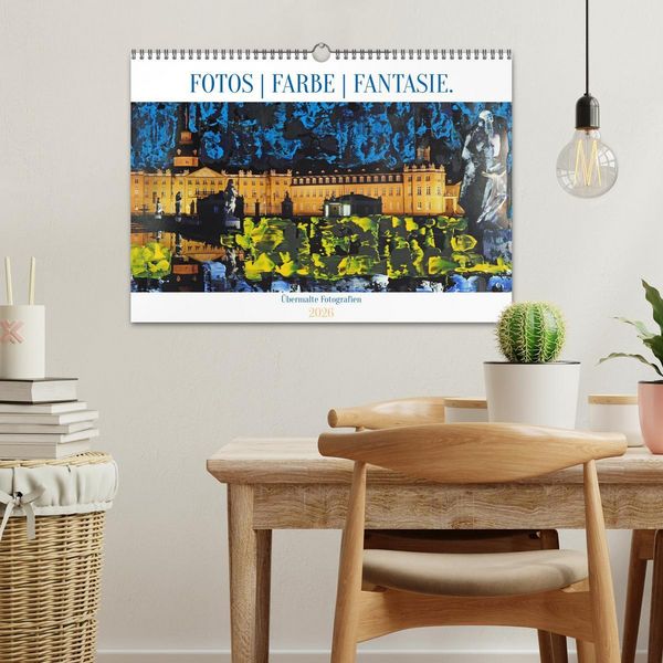 Produktbild: Fotos Farbe Fantasie. (Wandkalender 2026 DIN A3 quer), CALVENDO Monatskalender