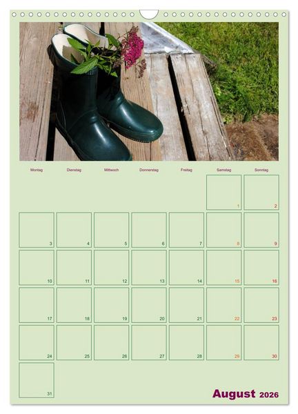 Produktbild: Gartenplaner (Wandkalender 2026 DIN A3 hoch), CALVENDO Monatskalender