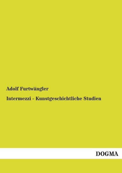 Produktbild: Intermezzi - Kunstgeschichtliche Studien