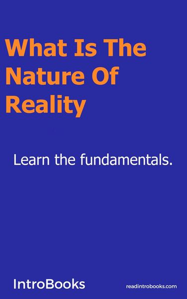Produktbild: What is the Nature of Reality?
