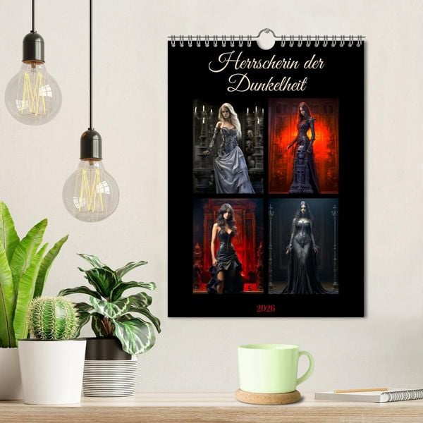 Produktbild: Herrscherin der Dunkelheit (Wandkalender 2026 DIN A4 hoch), CALVENDO Monatskalender