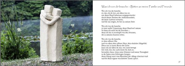 Produktbild: Wie ich dich f&uuml;hle - Gedichte f&uuml;r Trauernde. Mit Skulpturen von Andrea Ohlsen.