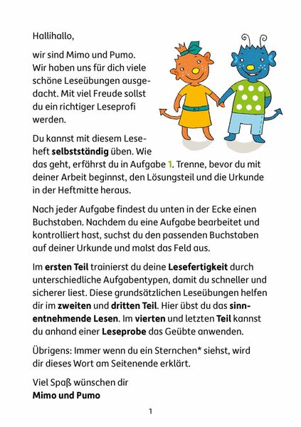 Deutsch 4. Klasse Übungsheft - Besser lesen
