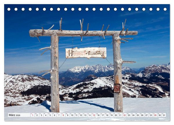 Produktbild: Gr&uuml;&szlig;e aus Hinterglemm (Tischkalender 2026 DIN A5 quer), CALVENDO Monatskalender