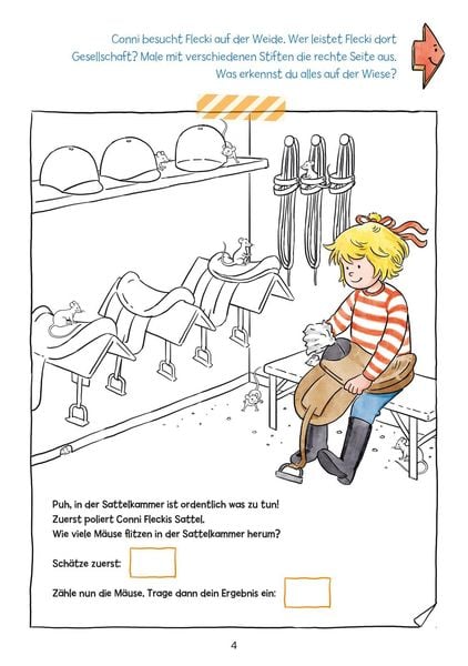 Produktbild: Conni Gelbe Reihe (Besch&auml;ftigungsbuch): Connis bunte Welt
