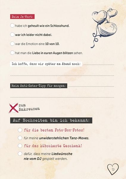 Produktbild: Let's Party: Hochzeit! Ausf&uuml;llbuch f&uuml;r Hochzeitsg&auml;ste