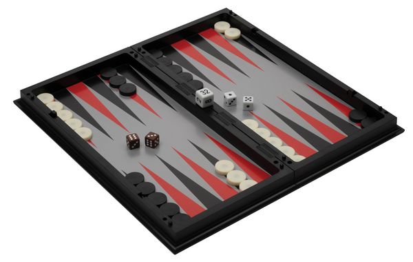Produktbild: Schach-Backgammon-Dame-Set, Feld 37 mm