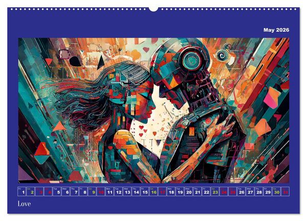 Produktbild: Pixelated Passions (Wall Calendar 2026 DIN A2 landscape), CALVENDO 12 Month Wall Calendar