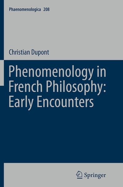 Produktbild: Phenomenology in French Philosophy: Early Encounters